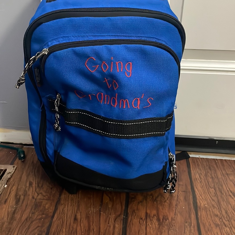 Kids luggage on wheels